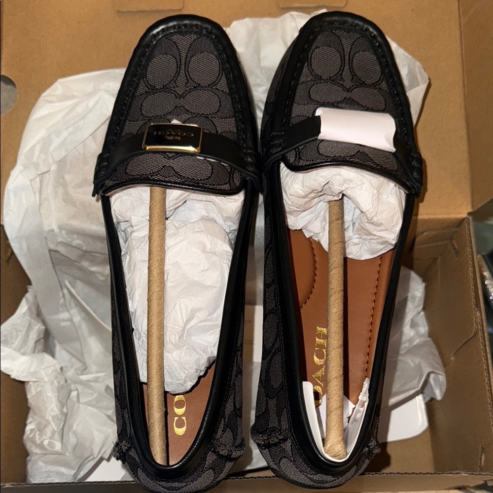 Coach Women's Black Loafers